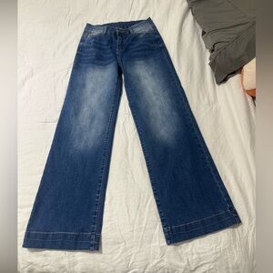 Stylish Indigo Flare Jeans for Women